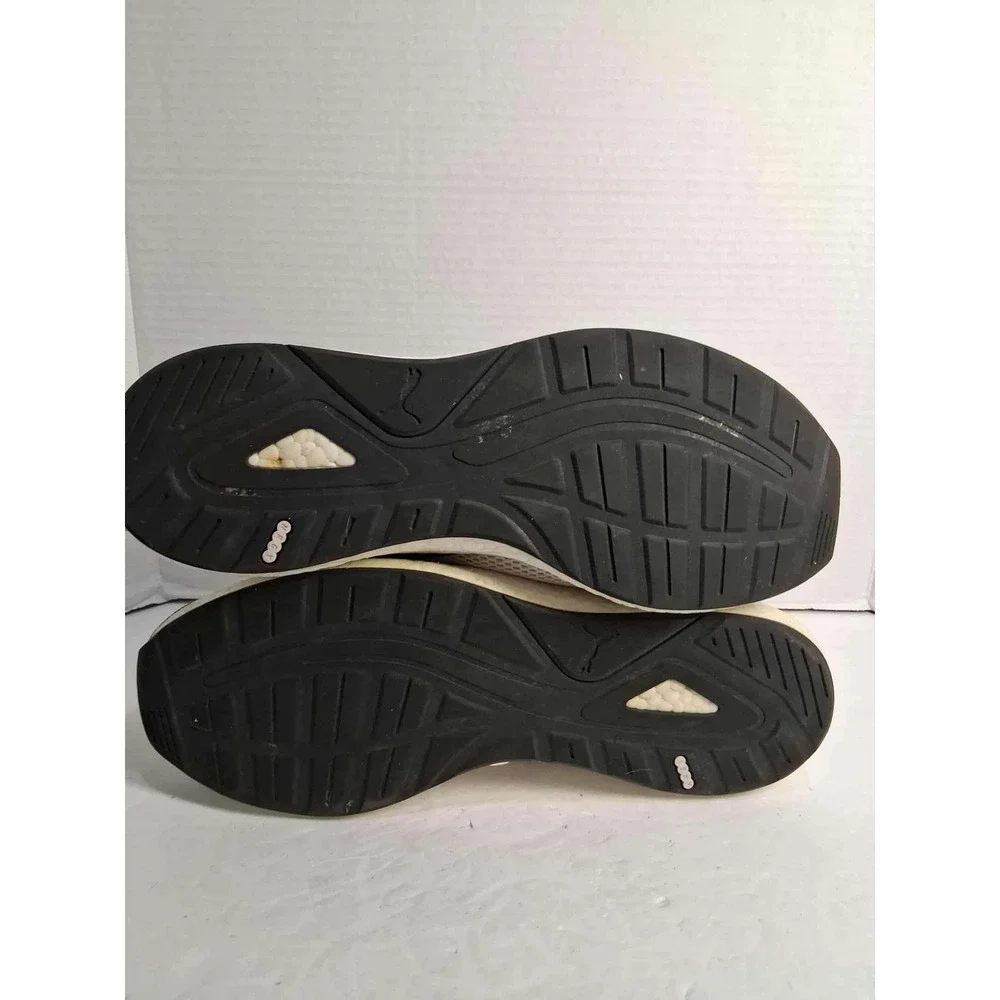 Puma NRGY Knit Running Shoes Black White Mens Size‎ 9 Athletic Sneakers READ
